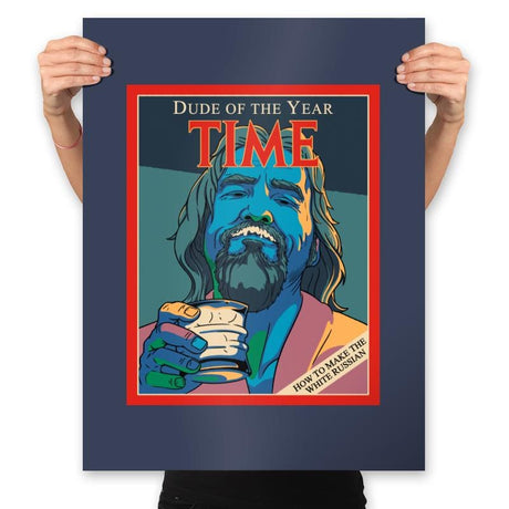 Dude of the Year - Prints Posters RIPT Apparel 18x24 / Navy