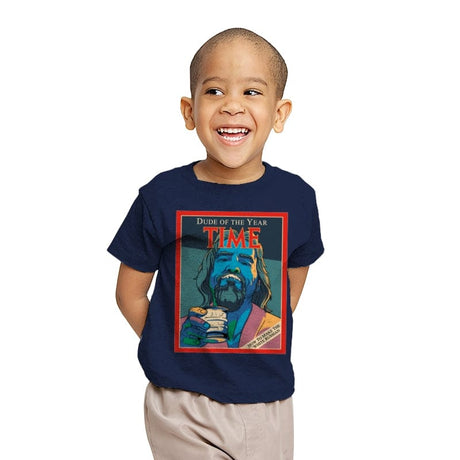 Dude of the Year - Youth T-Shirts RIPT Apparel X-small / Navy