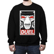 Duel - Crew Neck Sweatshirt Crew Neck Sweatshirt RIPT Apparel Small / Black
