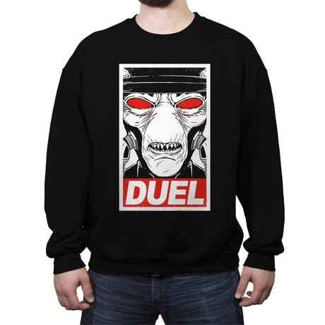Duel - Crew Neck Sweatshirt Crew Neck Sweatshirt RIPT Apparel Small / Black