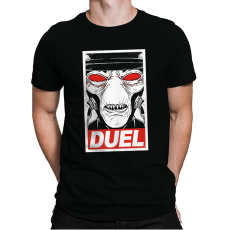 Duel - Mens Premium T-Shirts RIPT Apparel Small / Black