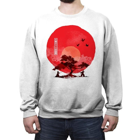 Duel Under The Sun - Crew Neck Sweatshirt Crew Neck Sweatshirt RIPT Apparel Small / White