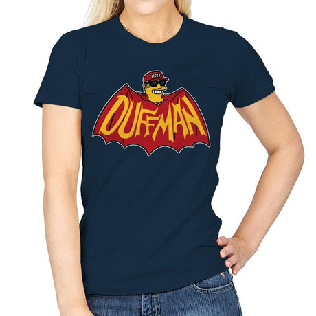 Duffbat - Womens T-Shirts RIPT Apparel Small / Navy