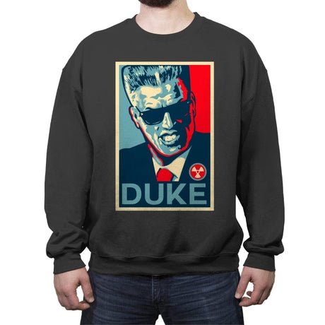 Duke - Crew Neck Sweatshirt Crew Neck Sweatshirt RIPT Apparel Small / Charcoal