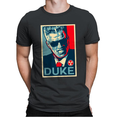 Duke - Mens Premium T-Shirts RIPT Apparel Small / Heavy Metal