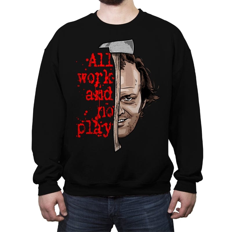 Dull Boy - Crew Neck Sweatshirt Crew Neck Sweatshirt RIPT Apparel Small / Black