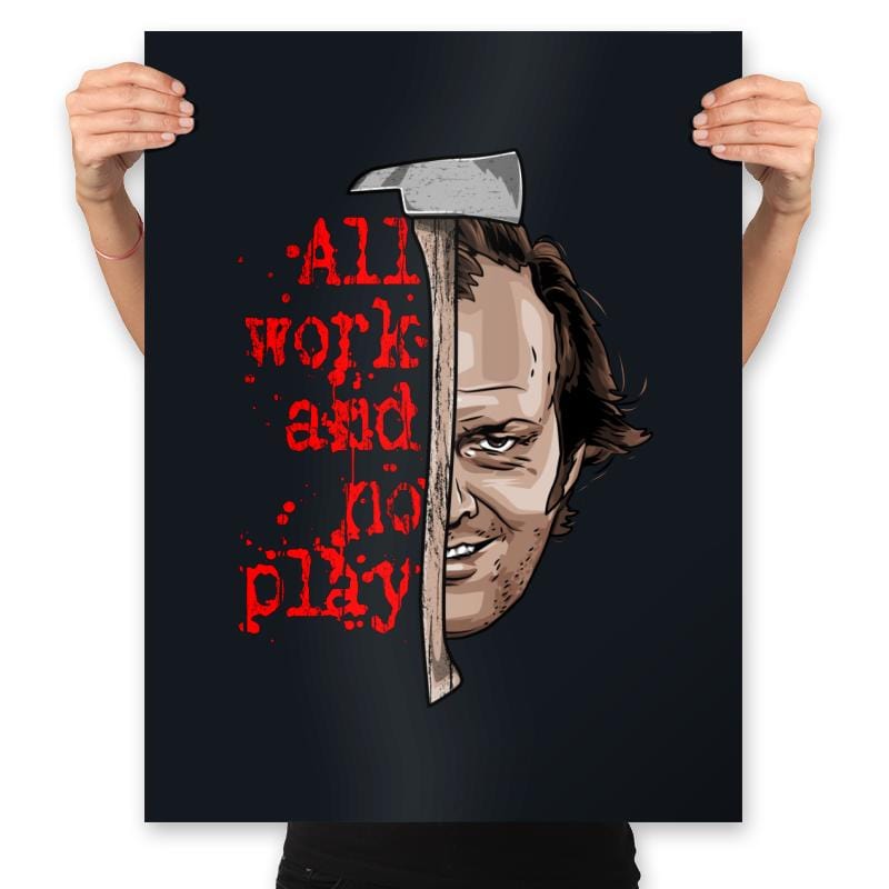 Dull Boy - Prints Posters RIPT Apparel 18x24 / Black