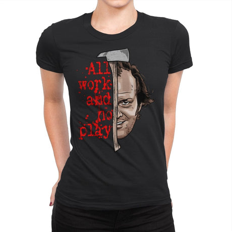 Dull Boy - Womens Premium T-Shirts RIPT Apparel Small / Black