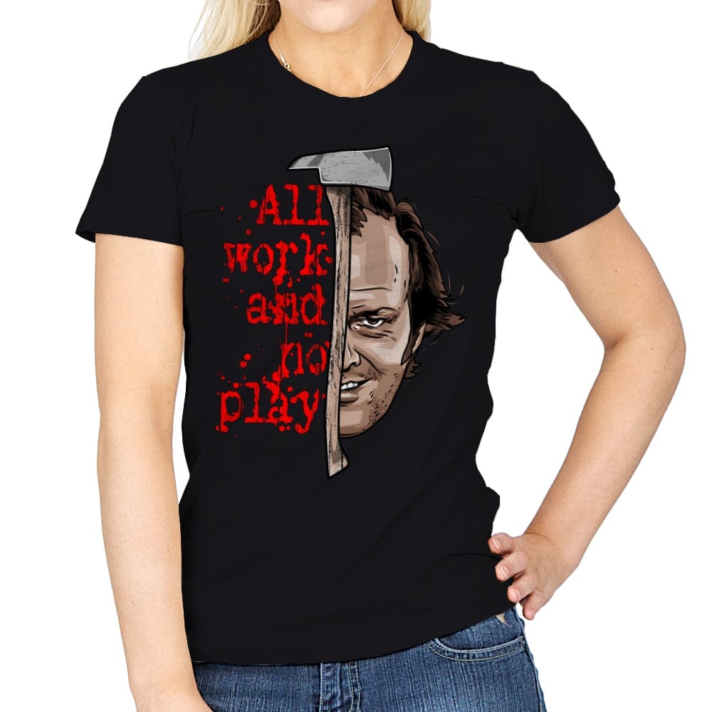 Dull Boy - Womens T-Shirts RIPT Apparel Small / Black
