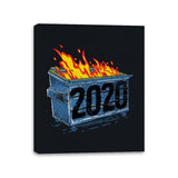 Dumpster Year 2020 - Canvas Wraps Canvas Wraps RIPT Apparel 11x14 / Black