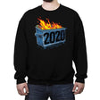 Dumpster Year 2020 - Crew Neck Sweatshirt Crew Neck Sweatshirt RIPT Apparel Small / Black