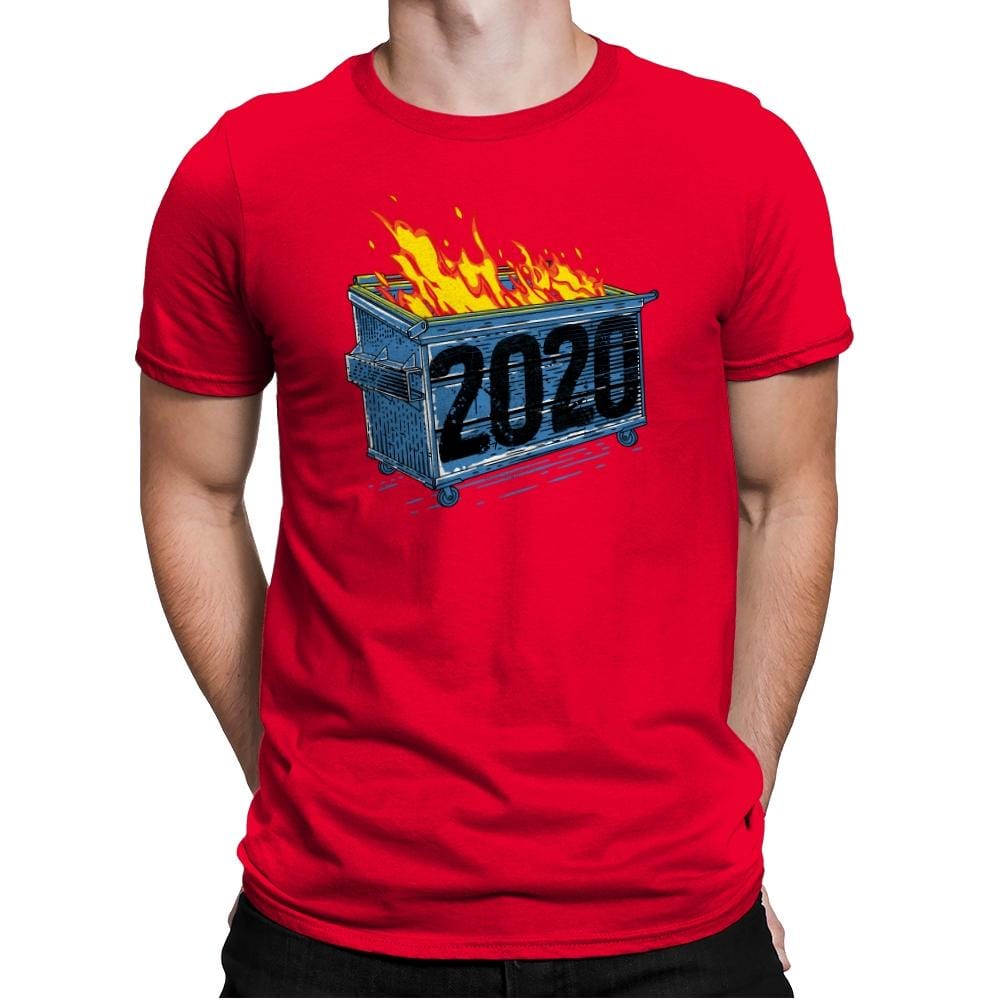Dumpster Year 2020 - Mens Premium T-Shirts RIPT Apparel Small / Red