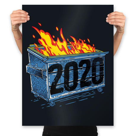 Dumpster Year 2020 - Prints Posters RIPT Apparel 18x24 / Black