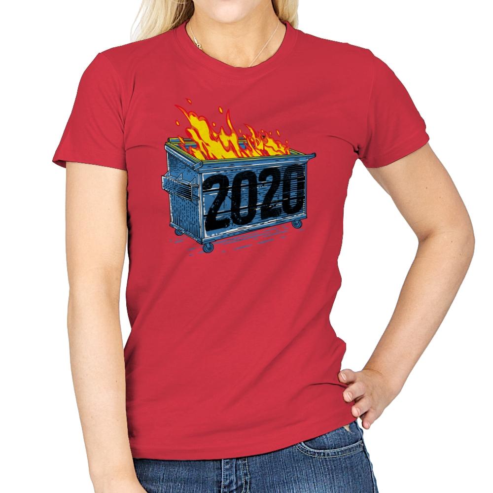 Dumpster Year 2020 - Womens T-Shirts RIPT Apparel Small / Red