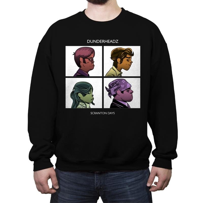 Dunderheadz - Crew Neck Sweatshirt Crew Neck Sweatshirt RIPT Apparel Small / Black