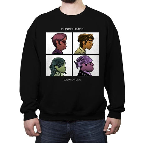 Dunderheadz - Crew Neck Sweatshirt Crew Neck Sweatshirt RIPT Apparel Small / Black