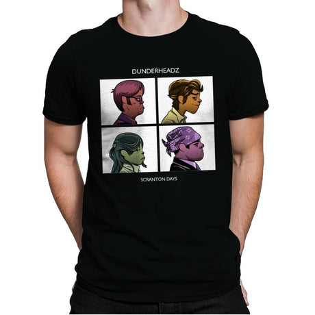 Dunderheadz - Mens Premium T-Shirts RIPT Apparel Small / Black
