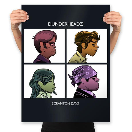 Dunderheadz - Prints Posters RIPT Apparel 18x24 / Black