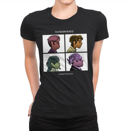 Dunderheadz - Womens Premium T-Shirts RIPT Apparel Small / Black
