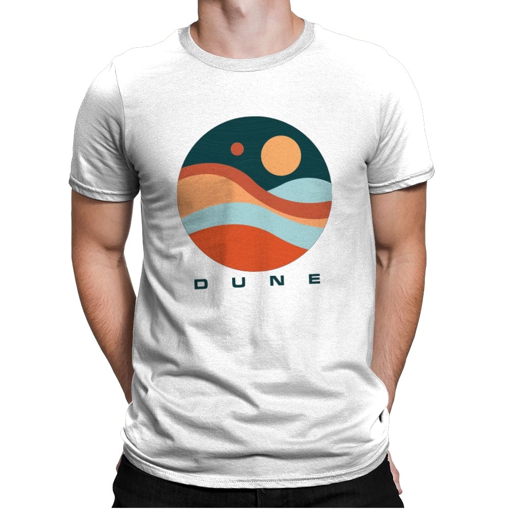 Dune - Mens Premium T-Shirts RIPT Apparel Small / White