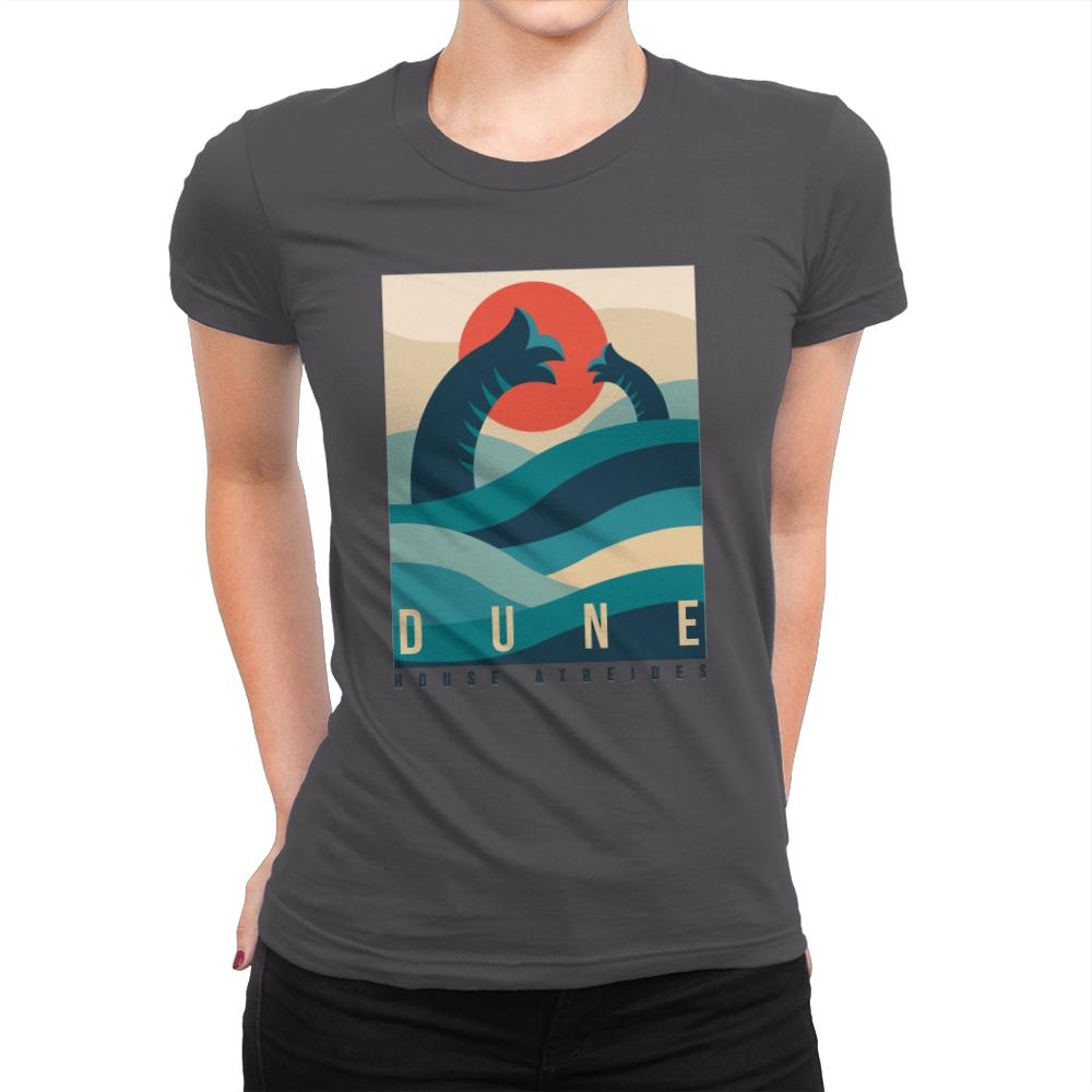 Dune - Womens Premium T-Shirts RIPT Apparel Small / Heavy Metal