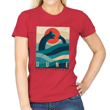 Dune - Womens T-Shirts RIPT Apparel Small / Red
