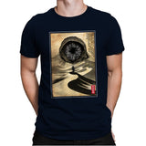 Dune Woodblock - Mens Premium T-Shirts RIPT Apparel Small / Midnight Navy