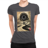 Dune Woodblock - Womens Premium T-Shirts RIPT Apparel Small / Heavy Metal