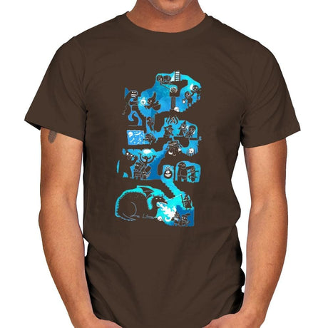 Dungeon Crawlers - Mens T-Shirts RIPT Apparel Small / Dark Chocolate