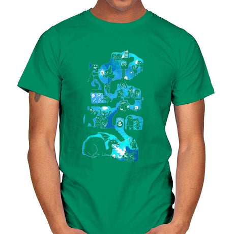 Dungeon Crawlers - Mens T-Shirts RIPT Apparel Small / Kelly Green