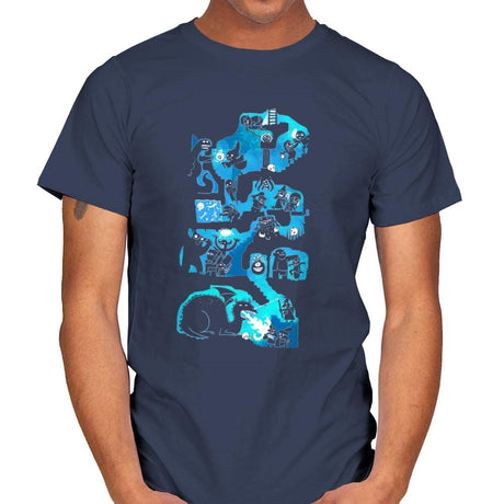 Dungeon Crawlers - Mens T-Shirts RIPT Apparel Small / Navy