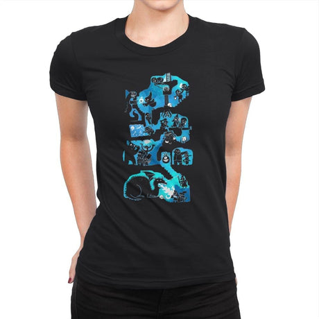 Dungeon Crawlers - Womens Premium T-Shirts RIPT Apparel Small / Black