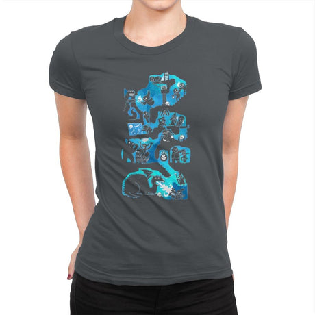 Dungeon Crawlers - Womens Premium T-Shirts RIPT Apparel Small / Heavy Metal