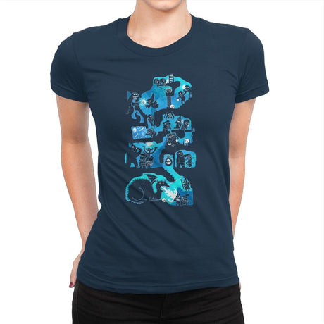 Dungeon Crawlers - Womens Premium T-Shirts RIPT Apparel Small / Midnight Navy