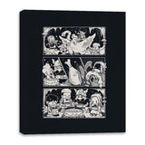 Dungeon Feast - Canvas Wraps Canvas Wraps RIPT Apparel 16x20 / Black