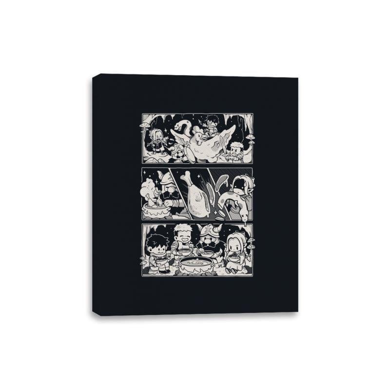 Dungeon Feast - Canvas Wraps Canvas Wraps RIPT Apparel 8x10 / Black