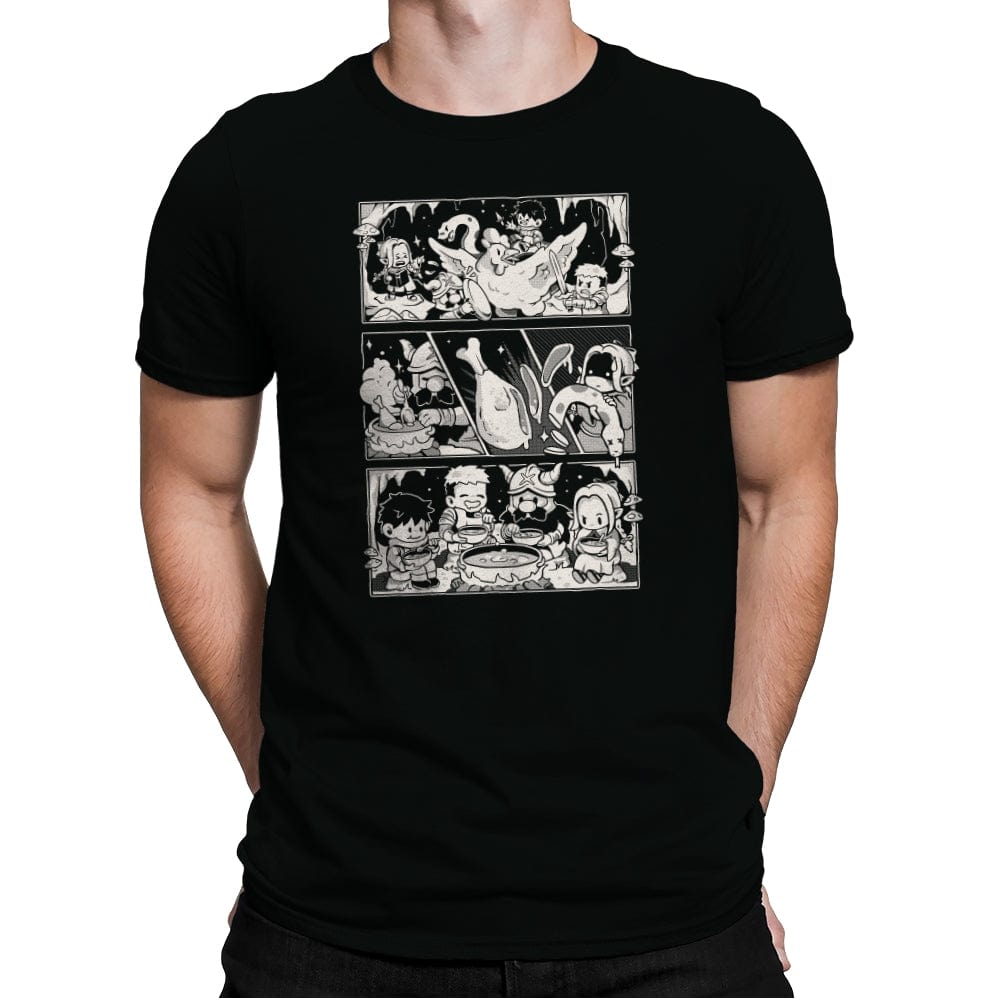 Dungeon Feast - Mens Premium T-Shirts RIPT Apparel Small / Black