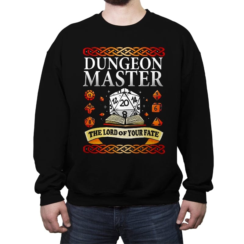 Dungeon Master - Crew Neck Sweatshirt Crew Neck Sweatshirt RIPT Apparel Small / Black