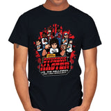 Dungeon Master vs. The Hellfires and Lady Applejack - Mens T-Shirts RIPT Apparel Small / Black