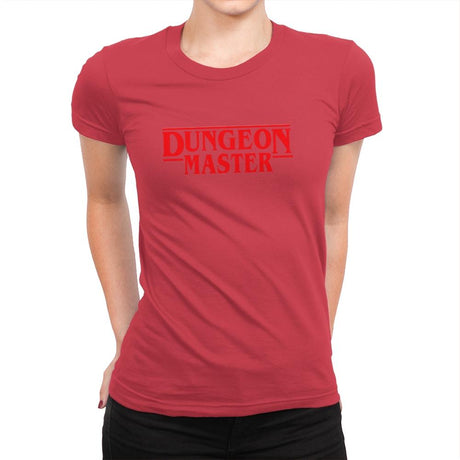 Dungeon Master - Womens Premium T-Shirts RIPT Apparel Small / Red