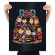 Dungeons and Peanuts - Prints Posters RIPT Apparel 18x24 / Black