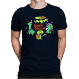 Dungeons & Dinosaurs - Mens Premium T-Shirts RIPT Apparel Small / Midnight Navy
