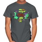 Dungeons & Dinosaurs - Mens T-Shirts RIPT Apparel Small / Charcoal