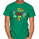 Dungeons & Dinosaurs - Mens T-Shirts RIPT Apparel Small / Kelly