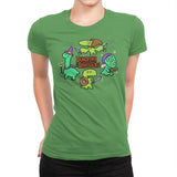 Dungeons & Dinosaurs - Womens Premium T-Shirts RIPT Apparel Small / Kelly