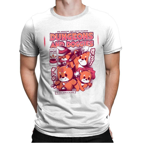 Dungeons & Doggies - Mens Premium T-Shirts RIPT Apparel Small / White