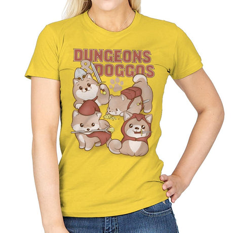 Dungeons & Doggos - Womens T-Shirts RIPT Apparel Small / Daisy
