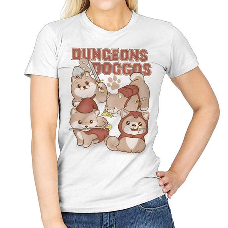 Dungeons & Doggos - Womens T-Shirts RIPT Apparel Small / Natural