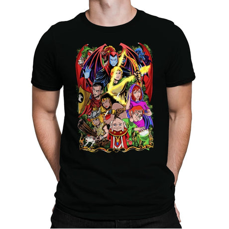 Dungeons & Dragons - Mens Premium T-Shirts RIPT Apparel Small / Black