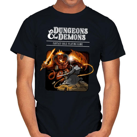 Dungeons & Dwarves - Mens T-Shirts RIPT Apparel Small / Black